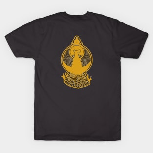 Crop Circle 10 in Gold T-Shirt